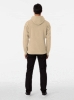 blank sand or any color, classic no print design pullover hoodie