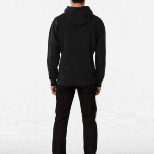 blank black or any color, classic no print design pullover hoodie