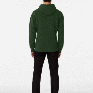 blank green or any color, classic no print design pullover hoodie