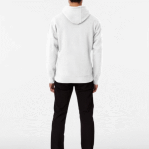 blank white or any color, classic no print design pullover hoodie