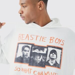 oversized beastie boys license hoodie