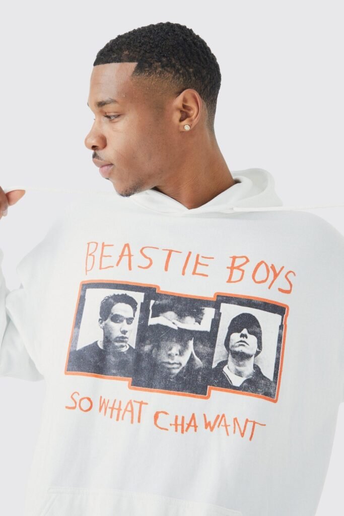 oversized beastie boys license hoodie