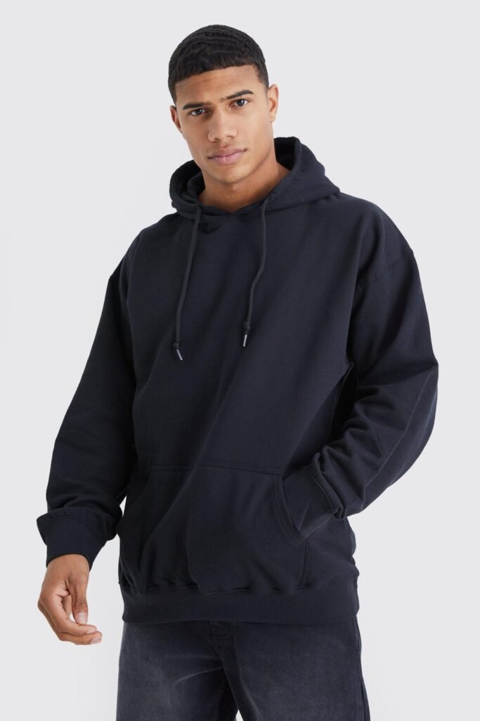 oversized skull heart graphic hoodie